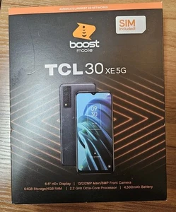 Boost Mobile Prepaid TCL 30 XE 5G (64GB) - Black - Picture 1 of 5