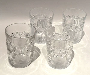 4 Tiffany L.C.T. Signed Antique Brilliant Cut Crystal Whiskey Glasses H: 3.5" - Picture 1 of 8