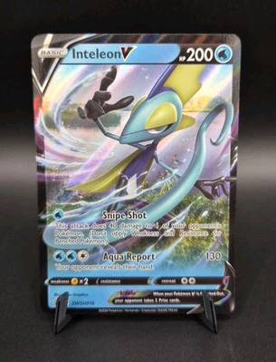 Inteleon V SWSH016 - Ultra Rare Holo - Sword & Shield Promo Pokemon Card - Image 1 of 2