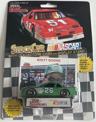 Racing Champions #26 Brett Bodine 1991 NASCAR Quaker State 1:64 - Imagem 1 de 4