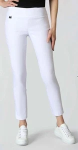 Lisette L Montreal 801 Ankle Pants Womens 6 White Pull On Comfort Made In Canada - Picture 1 of 11