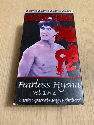 Jackie Chan Fearless Hyena Vol. 1 & 2 VHS 1995 2 Tape Box Set Kung Fu Karate - Image 1 of 4