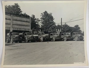 1940er Foto 6 C G Kershaw Contracting Trucks AL von Birmingham View Company - Bild 1 von 2