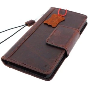 Funda magnética de cuero genuina vintage completa para Galaxy NOTE 8 billetera billetera cubierta magnética - Imagen 1 de 8