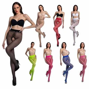Medias sin entrepierna Amour Hip Gloss 20D brillantes transparentes hasta la cintura - tallas Reg y Plus - Imagen 1 de 15