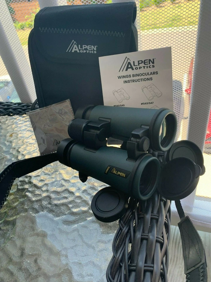 Binóculos Alpen Wings 10x42 totalmente multirrevestido - verde escuro. Novo fora da caixa - Imagem 1 de 4