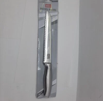 Cuchillo rebanador de pan Venoly Cutlery 8" mango de aluminio Foto 1 de 3