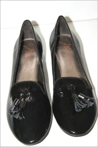 JB MARTIN Escarpins Cuir Verni Noir Doublés Cuir Bouts Ronds T 41.5 / 42 TTBE - Imagen 1 de 7