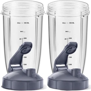 2Pcs Flip Top Lid Compatible 600w/ 900w NutriBullet Replacement Part Accessories - Picture 1 of 8