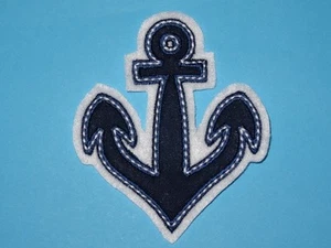 Anker Applikation Aufnäher dunkelblau  - Bild 1 von 1