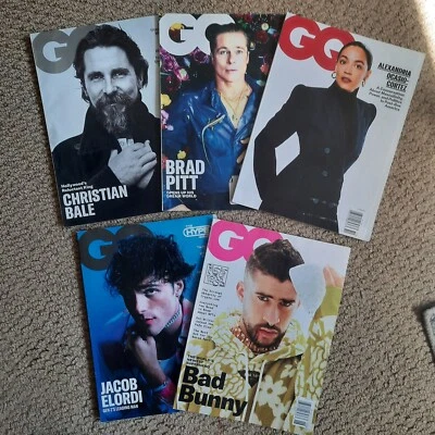 **2022 GQ Mens Fashion & Lifestyle Magazine 1/2 Yr. (5 issue Lot) Subscription** - Image 1 of 4