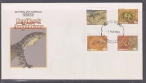 Australia 1983 Reptiles First Day Cover - Glen Huntly Vic 3163 - Picture 1 of 1