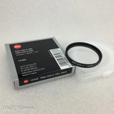 Leica E46 46mm UVa II Black Filter #033 - Image 1 of 4