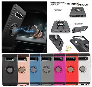 Custodia supporto anello 2 in 1 per Revvl V+ Plus 5G T-Mobile/Metro Hybrid Armor - Foto 1 di 37