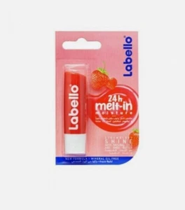 Labello strawberry lip 4.8 24H hydration Lip Balm Strawberry Lip Free Shipping - Picture 1 of 1