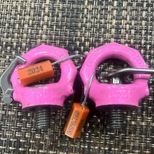 ๐บ๐ธ(2)RUD VRS Swivel Starpoint Eye Bolt Metric Thread M12 0.75 Ton WLL 1650lbs - Picture 1 of 10