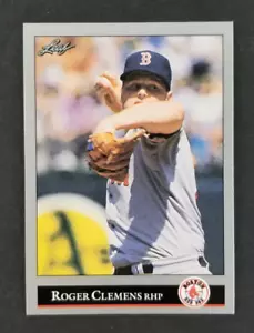 Tarjeta de béisbol Roger Clemens 1992 Leaf #19 (NM) - Imagen 1 de 2