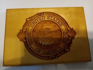 America Eagle in United States of America Seal Laser Engraved Wooden Wall Plaque - Picture 1 of 4