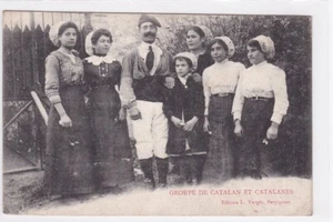 Carte Postale Ancienne CPA 66 - Groupe De Catalan Et Catalanes - Imagen 1 de 1