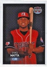 2017 Hickory Crawdads (High A-Texas Rangers) Shaq Matta