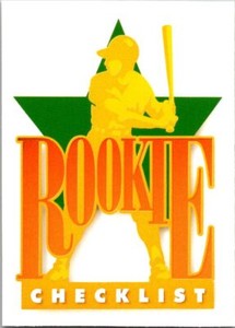 1990 Upper Deck #1 Star Rookie Checklist SR, CL
