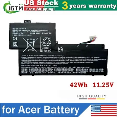 Batería AP16A4K para Acer Swift 1 SF113-31 ASPIRE AO1-132 N16Q9 42Wh 11.25V EE. UU. Foto 1 de 4