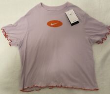 Nike Icon Clash Dri Fit Boxy Fill Girls T shirt Size Large DQ4392-530