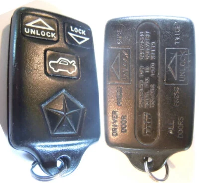 OEM keyless remote Dodge Vision 1996-1997 car key fob control GQ43VT5T 04469341 - Image 1 of 4