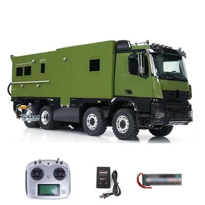 1/14 Metal Chassis RC Recreational Vehicle 8x8 Remote Control Touring Model Car - Image 1 of 4