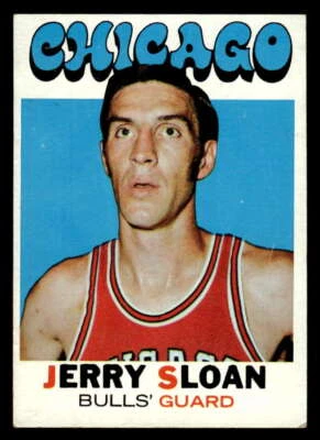1971-72 TOPPS JERRY SLOAN CHICAGO BULLS #87 EX X8141 - Image 1 of 2