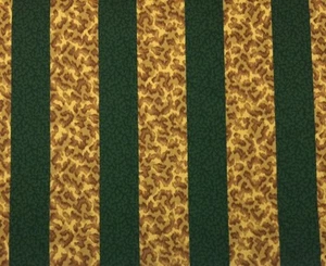 CONCORD FABRICS KAUAI JUNGLE GREEN LEOPARD CHEETAH CORAL STRIPE BY THE YARD 54"W - Picture 1 of 5