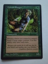MTG Magic the Gathering English Quirion Ranger 1996 Visions NM