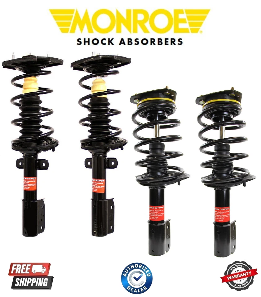 Complete Monroe Front & Rear Coil Spring fits 06-11 Chevrolet Impala - Image 1 of 1