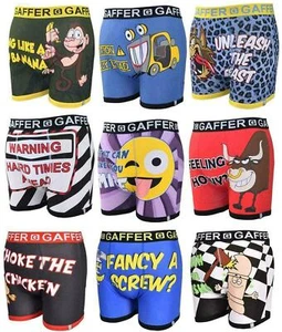 Hombres Niños Novedad Boxeadores Ropa Interior Baúles Groseros Divertidos Groseros Bromas Cortos - Imagen 1 de 39