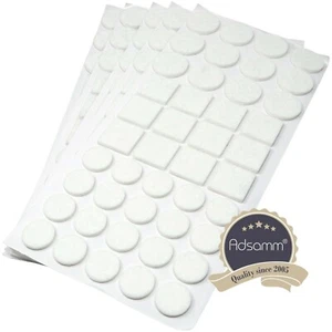 Adsamm® / 220 Filzgleiter / Weiß / verschiedene Größen / Ø 28 / Ø 20 / 25x25 mm - Bild 1 von 7