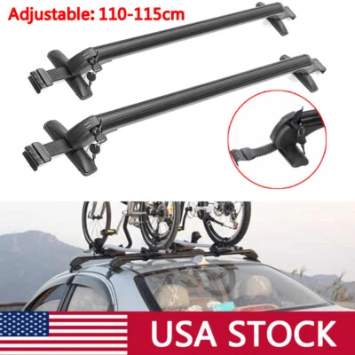 For Honda Accord Aluminum 43.3" Car Top Roof Rack Cross Bar Luggage Carrier+Lock Foto 1 de 4
