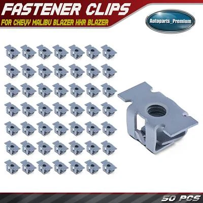50x #8 Tornillo Metal Parachoques Delantero Tuerca Especial para Chevy Malibu Blazer HHR Impala Foto 1 de 4