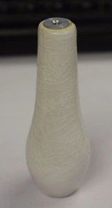White Crackle Porcelain Light / Toilet / Bathroom Shower Pull - Picture 1 of 3
