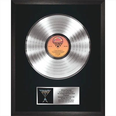 Triumph – Allied Forces / LP Platinum 12" / Souvenir in black fram /Memorabilia - Image 1 of 4