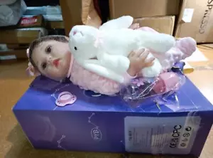 Full Body Vinyl Silicone Waterproof Reborn Baby Dolls Lifelike Newborn Girl Gift - Picture 1 of 11