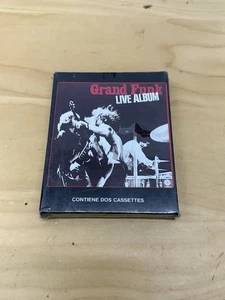 NOS GRAND FUNK RAILROAD LIVE ALBUM 2 CASSETTE TAPES SEALED - Picture 1 of 6