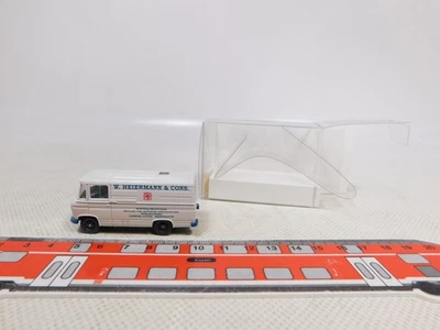 Kastenwagen MB L 406 Heiermann 1:87 H0 Mint (da Trix 24029) #EG763-0,5 - Immagine 1 di 4
