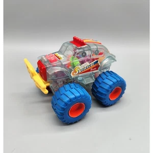 YCT Beetle Skeletcar Transparent Clear Vintage Retro Toy Car Plastic Gears Blue - Picture 1 of 13