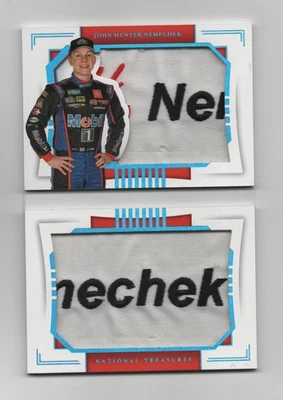 2021 NT Racing John Hunter Nemechek Dual Nameplate Patch 1/1 Booklet - Image 1 of 2