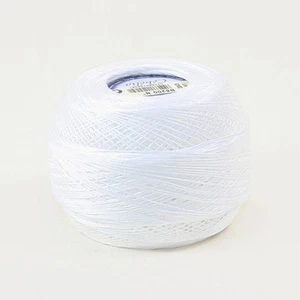 DMC Cebelia 10 Combed Cotton Crochet Thread, 50g Ball # B5200 Snow White - Imagen 1 de 1