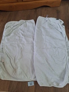 Weiße Unisex Baby Handtücher mit Kapuze (B22) - Bild 1 von 6