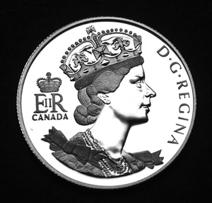 1952-2002 doble fecha plata 50¢ UNC Golden Jubilee edición especial - Imagen 1 de 2