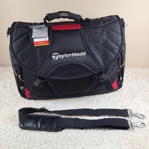 Maletín para computadora portátil de golf TaylorMade negro y rojo nuevo con etiquetas - Imagen 1 de 23