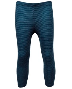 NEXT Kids Girls Lovely Blue Striped Cotton Elastane Leggings 4-5 Years - Picture 1 of 2