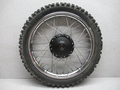 VINTAGE 1991 YAMAHA PW80 PW 80 FRONT RIM HUB TIRE - Image 1 of 4